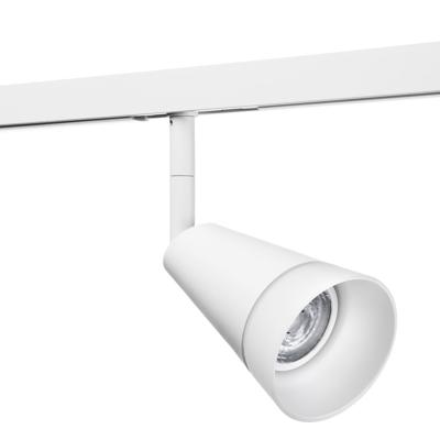 SG Zip Glas Railspot 230V mat wit 6W LED GU10 3000K 3016