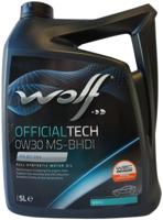 Wolf motorolie "officialtech ms-bhdi" motoroil 0w30 5l off.tech ms-bhdi - thumbnail