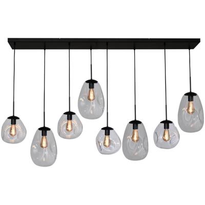 Masterlight HanglampLava 8x helder glas - 2761-05-160-25-80012