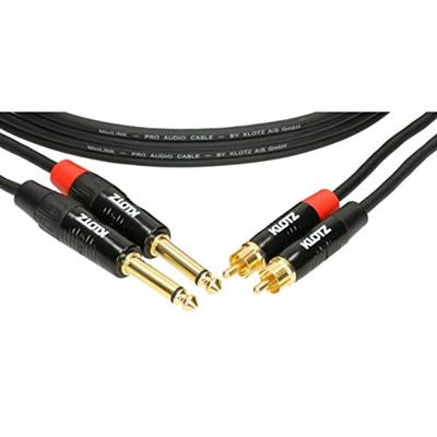 Klotz KT-CJ300 MiniLink Pro stereo twin cable 2x RCA - 2x jack 3m