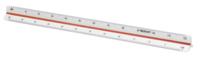 Westcott AC-E10162 Schaalstok 30cm 1:100/200/250/300/400/500 - thumbnail