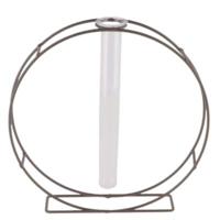 Daan Kromhout Rek met reageerbuis metaal grijs 22,5 cm | 12 stuks - thumbnail