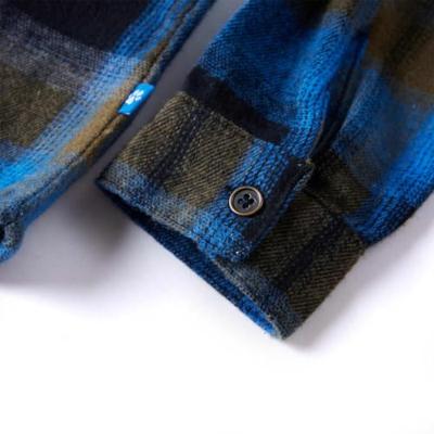 Kinderoverhemd met omgeslagen kraag 116 Kinderoverhemd met omgeslagen kraag 116