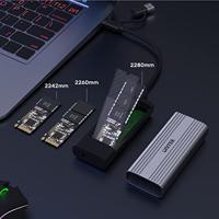 UNITEK M.2, PCIE, NVME/SATA 10GBPS SCHIJFBEHUIZING - thumbnail