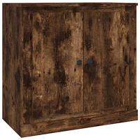 Dressoirs 3 st bewerkt hout gerookt eikenkleurig - thumbnail