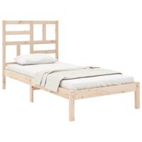 Bedframe massief hout 90x190 cm - thumbnail