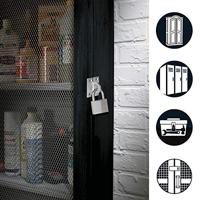 Masterlock Set 2 haakse ogen 60r+Hangslot 9140EURD - 914060REURD 914060REURD - thumbnail