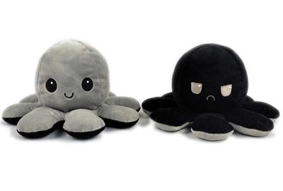 Omkeerbare octopus knuffel