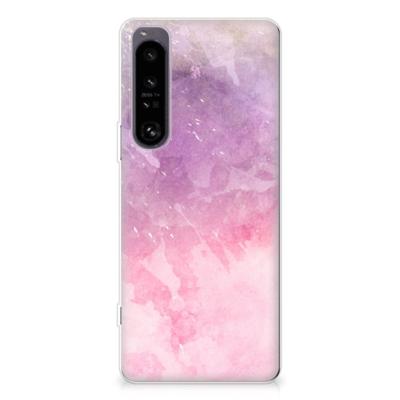 Smartphone hoesje Sony Xperia 1 IV Pink Purple Paint Smartphone hoesje Sony Xperia 1 IV Pink Purple Paint