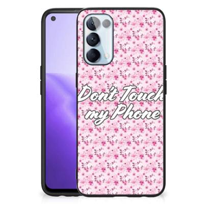 OPPO Reno5 5G | Find X3 Lite | Telefoon Hoesje | Flowers Pink DTMP OPPO Reno5 5G | Find X3 Lite | Telefoon Hoesje | Flowers Pink DTMP