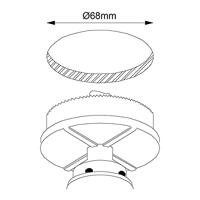 Eglo Badkamer inbouwspotSalabate zwart - 99493 - thumbnail