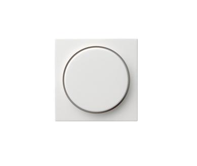 Gira draaidimmerknop Systeem 55 zuiver wit glans