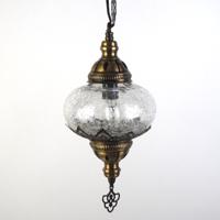Oosterse Hanglamp Transparant Design - Diameter 15cm - thumbnail