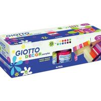 Tempera Giotto Decor Multicolour 12 Onderdelen 25 ml (12 Stuks) - thumbnail