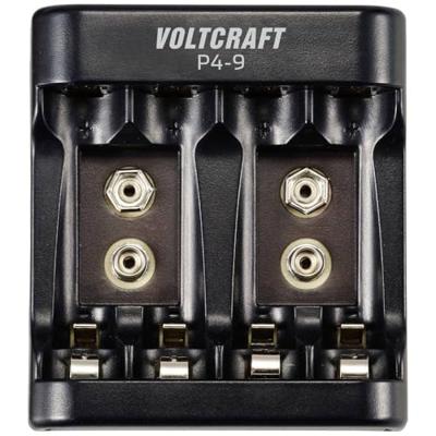 VOLTCRAFT P4-9 Batterijlader NiMH AAA (potlood), AA (penlite), 9 V (blok) VOLTCRAFT P4-9 Batterijlader NiMH AAA (potlood), AA (penlite), 9 V (blok)