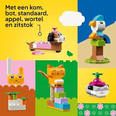 Bouwspel Lego Classic Creative Pets Multicolour - thumbnail