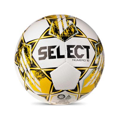 Select Numero 10 v23 Voetbal Maat 4 Wit Geel Select Numero 10 v23 Voetbal Maat 4 Wit Geel