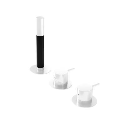 Inbouw Badrandcombinatie Hotbath Cobber Met 2-weg Omstel Mat Wit (incl. Handdouche)