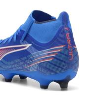PUMA Ultra 6 Match+ High Gras / Kunstgras Voetbalschoenen (MG) Blauw Wit Felrood - thumbnail