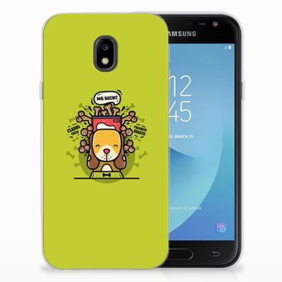 Samsung Galaxy J3 2017 Telefoonhoesje met Naam Doggy Biscuit Samsung Galaxy J3 2017 Telefoonhoesje met Naam Doggy Biscuit