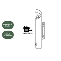 Asbak BRASQ wand AT200 RVS - thumbnail