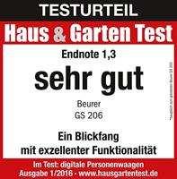 Beurer GS 206 Squares Personenweegschaal Digitaal Weegbereik (max.): 150 kg Zilver - thumbnail