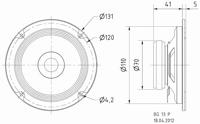Visaton Vs-bg17 Full-range Luidspreker 17 cm (6.5") 8 Ohm - thumbnail