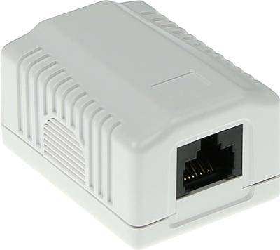 ACT FA6003 Modulair Opbouwdoos Unshielded 1-voudig CAT6