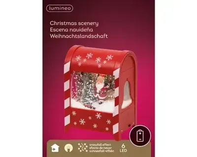 Lumineo led mailbox warm wit