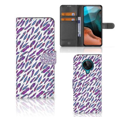 Xiaomi Poco F2 Pro | Telefoon Hoesje | Feathers Color Xiaomi Poco F2 Pro | Telefoon Hoesje | Feathers Color