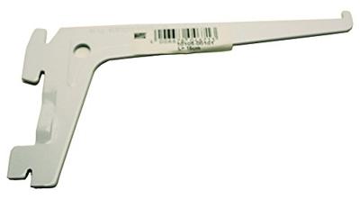 Element drager enkel - wit - 15 cm - 2-haaks