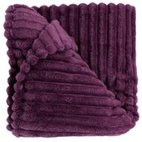 Unique Living plaid lex 150x200cm dark purple - thumbnail