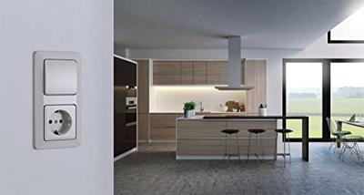 Milano wandcontactdoos 2-voudig RA KV wit