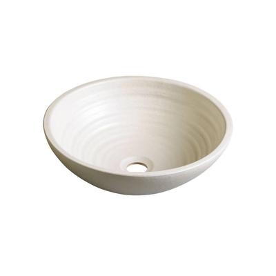 Waskom Sapho Attila Rond 42.5x14 cm Keramiek Gebroken Wit Sapho