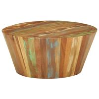 VidaXL Salontafel ø65x31 cm massief gerecycled hout - thumbnail