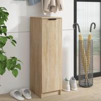 VidaXL Schoenenkast 30x35x100 cm bewerkt hout sonoma eikenkleurig - thumbnail
