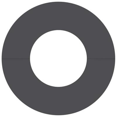 VidaXL Geschikt voor platte boomring zwart ø30 / 60 cm staal VidaXL Geschikt voor platte boomring zwart ø30 / 60 cm staal