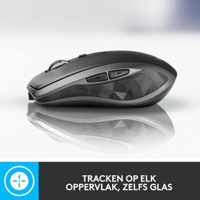 Logitech MX Anywhere 2S muis RF draadloos + Bluetooth 4000 DPI Rechtshandig
