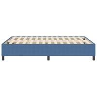 Boxspring bed Blauw 140 x 200 cm Katoenen stof - thumbnail