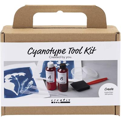 Creativ Company Toolkit voor cyanotypie, accessoires, blauw, 1 doos Creativ Company Toolkit voor cyanotypie, accessoires, blauw, 1 doos