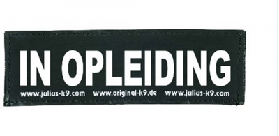 Julius-K9 label - In opleiding Julius-K9 label - In opleiding
