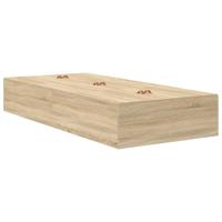 Bedframe Sonoma eiken 200 x 80 x 31.5 cm Bewerkt hout - thumbnail