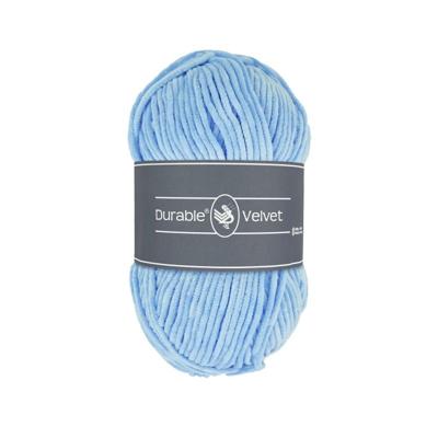 Durable Velvet 282 Light blue - Haakgaren / Breigaren