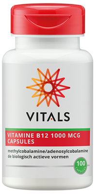 Vitals Vitamine B12 1000mcg Capsules Vitals Vitamine B12 1000mcg Capsules