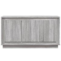 Dressoir 102x35x55 cm bewerkt hout grijs sonoma eikenkleurig - thumbnail