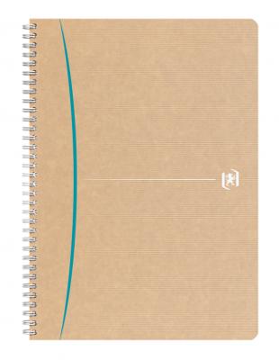 Oxford Touareg spiraalschrift, 180 bladzijden, ft A4, gelijnd, geassorteerde kleuren