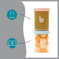 Isy kommen 6 x 250ml BABYMOOV blauw - thumbnail