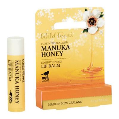 Wild Ferns - Manuka Honing Conditionerende lippenbalsem - 4,2g Wild Ferns - Manuka Honing Conditionerende lippenbalsem - 4,2g