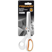 Fiskars stofschaar softgrip rechtshandig 21cm wit - thumbnail