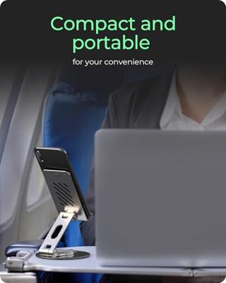 ICY BOX IB-TH201-R Passieve houder Mobiele telefoon/Smartphone, Tablet/UMPC Zilver
